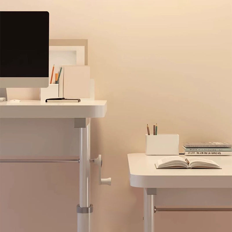 Sleek Modern Minimalist Rectangular Carbon Steel Plank Desk for Home Office