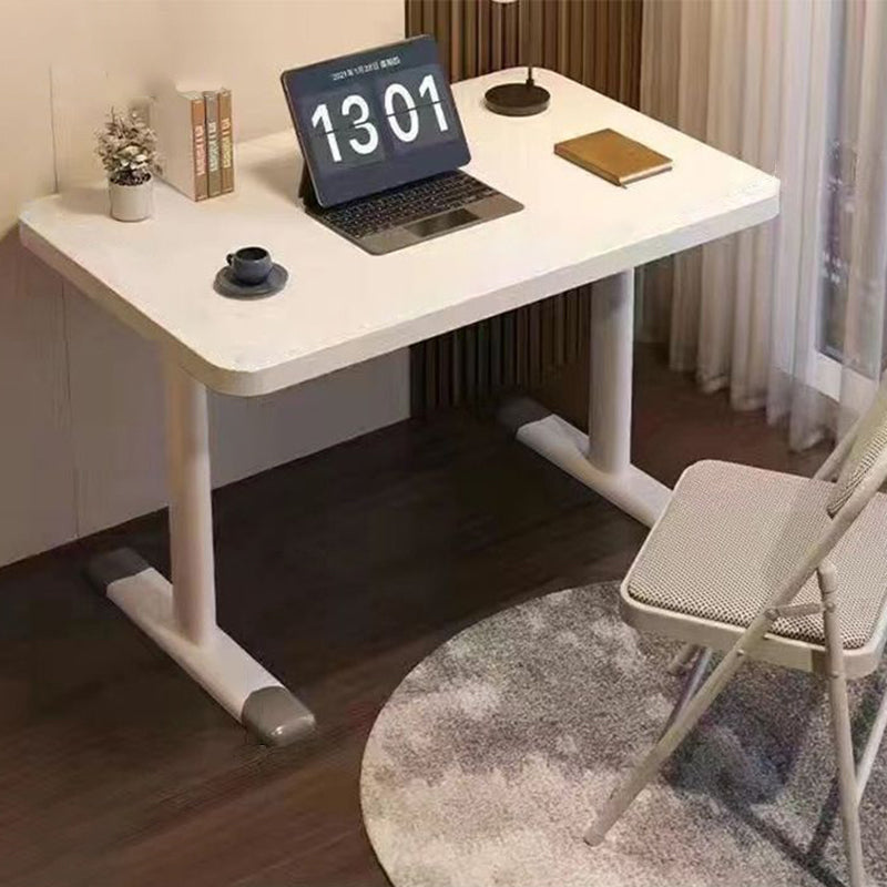 Sleek Modern Minimalist Rectangular Carbon Steel Plank Desk for Home Office