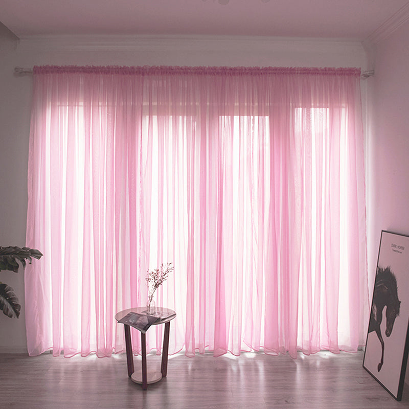 Luxurious Polyester Voile Curtain for Windows