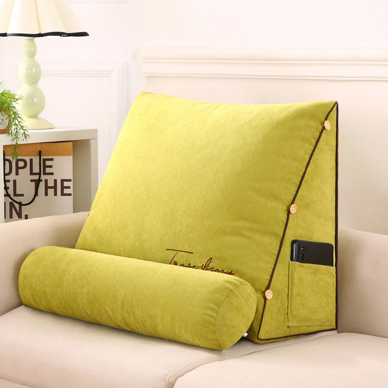 Ergonomic Angled Wedge Pillow for Back Support and Posture Alignment