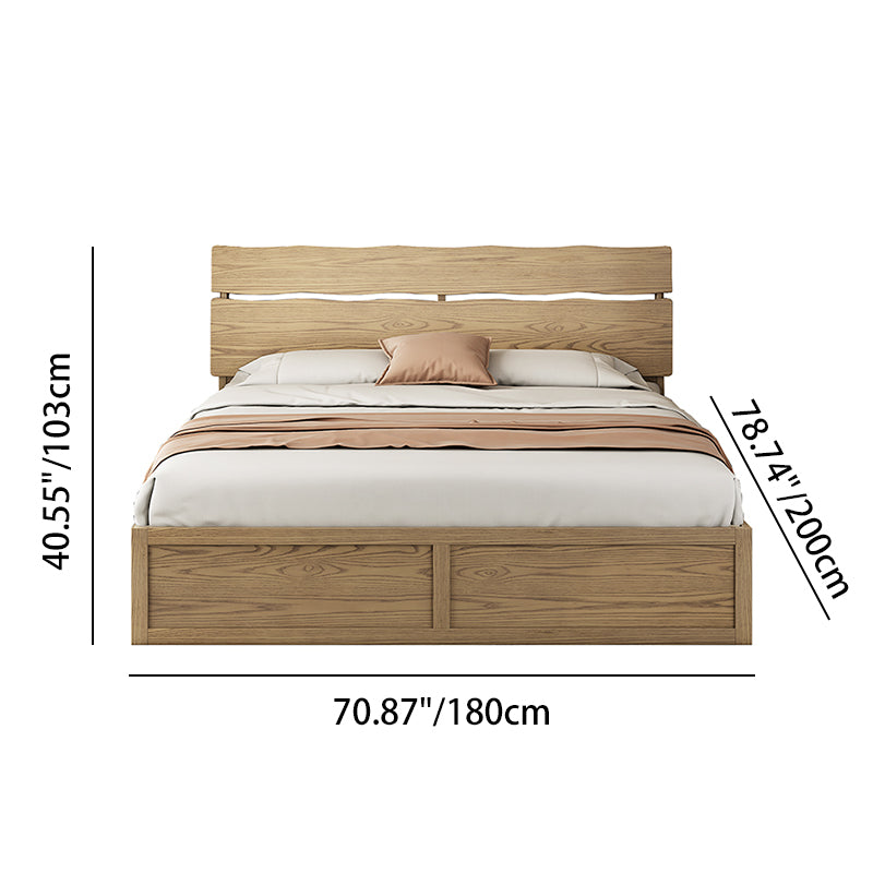Modern Minimalist Bed Frame - Storage Box & Durable Material Blend Bed For Bedroom