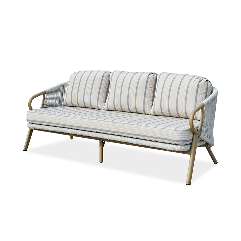 Modern Scandinavian Outdoor Resin Sofa - 1/3-Seat for Balcony & Patio