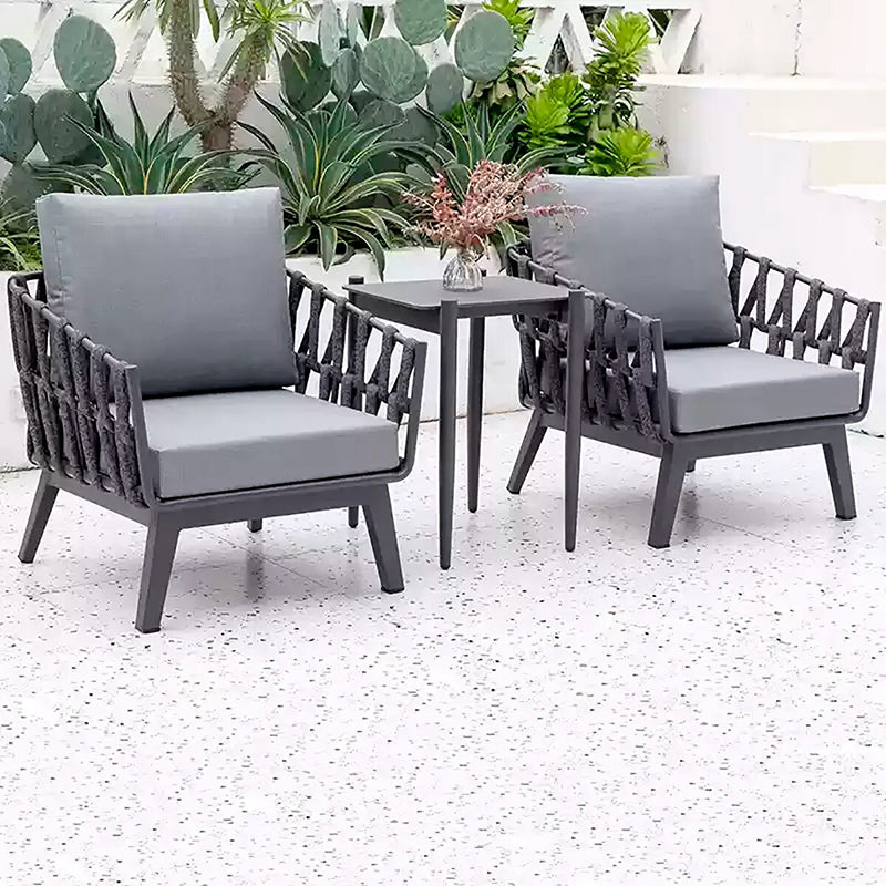 Chic Modern Outdoor Rope Sofa – 1, 2, or 3-Seater for Balcony & Patio