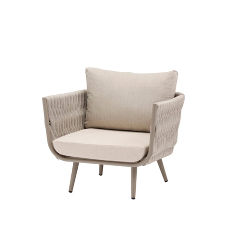 Modern Scandinavian Outdoor Rope-Weave Sofa – 1/2/3-Seater for Balcony & Patio