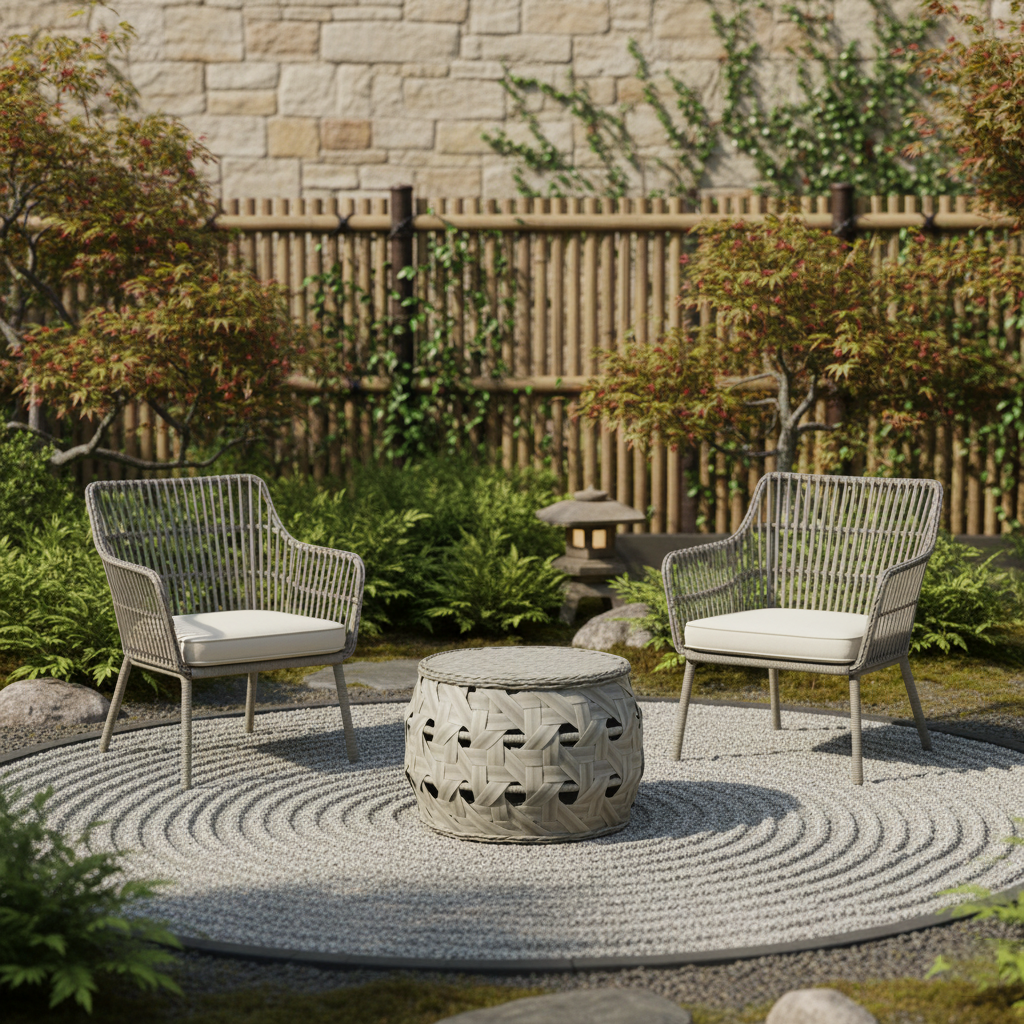 Sleek Contemporary Aluminum Outdoor Table with Tempered Glass Top – Stylish Patio Coffee Table