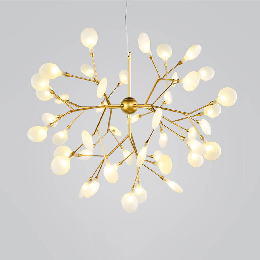 Modern Metal Branches LED Chandeliers - 27 or 36 Firefly Lights