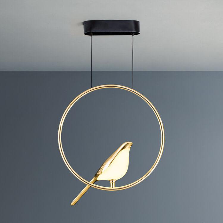 Nordic-Style Bird-Shaped Acrylic LED Chandelier - 1/3/6-Light Options