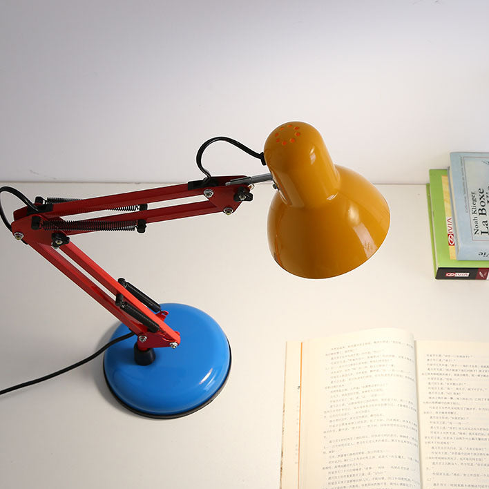 Modern Simplicity Memphis Iron Half-Circle 1-Light Table Lamp – Ideal for the Study