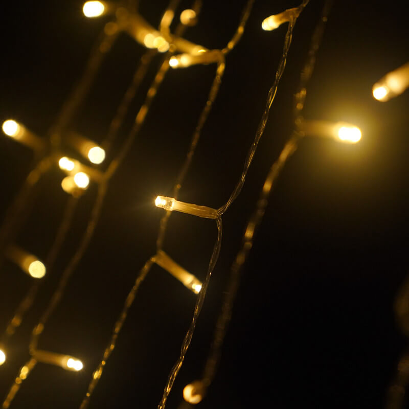 Star Waterfall LED String Lights - Christmas Meteor Shower for Holiday Decor