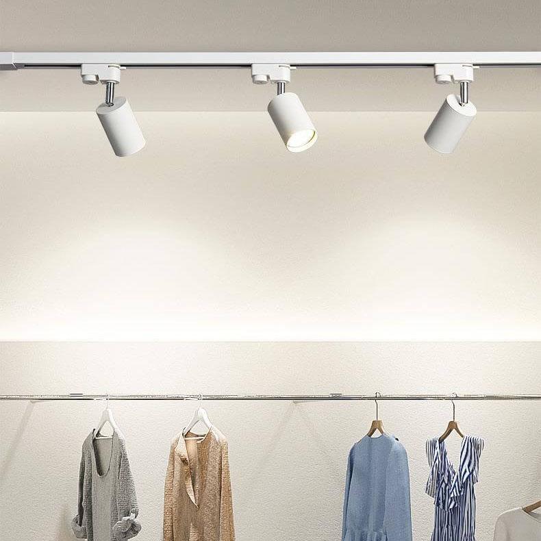 Modern Tubular LED Track Lighting Fixture - Flush Mount, 3/4/5-Light Options