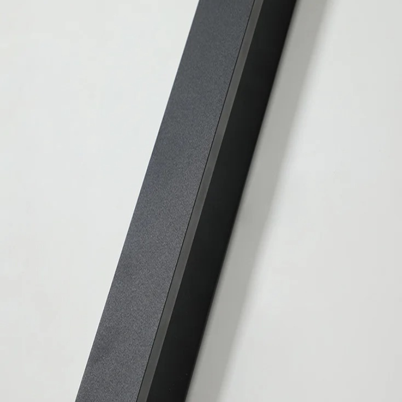 Sleek Black Minimalist Linear Dimmable LED Outdoor Wall Light - IP65 Weatherproof