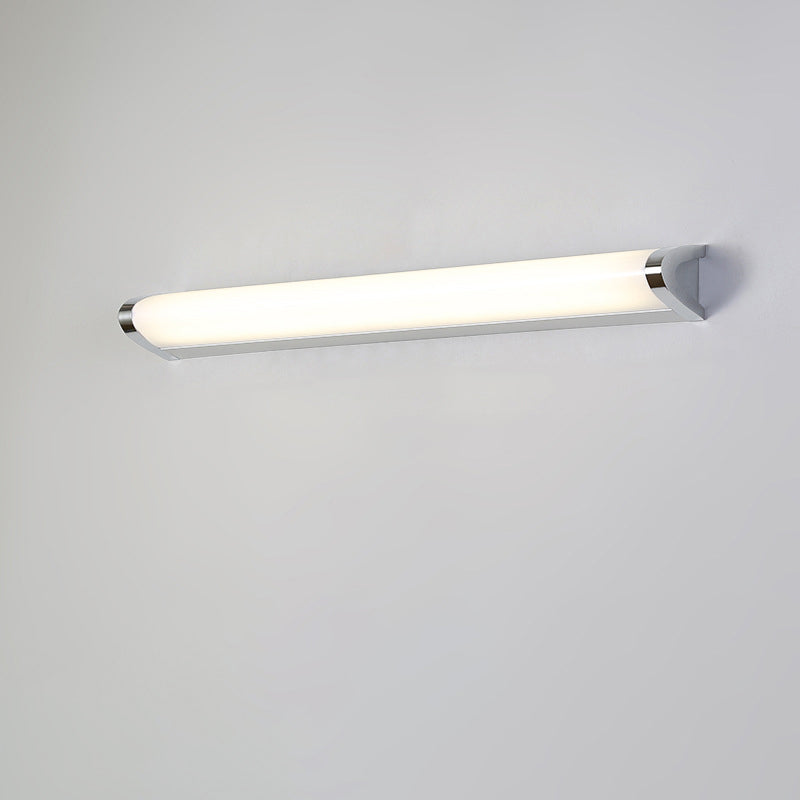 European Minimalist V-Shaped Aluminum Vanity Light with LED — Mirror-Front Wall Sconce