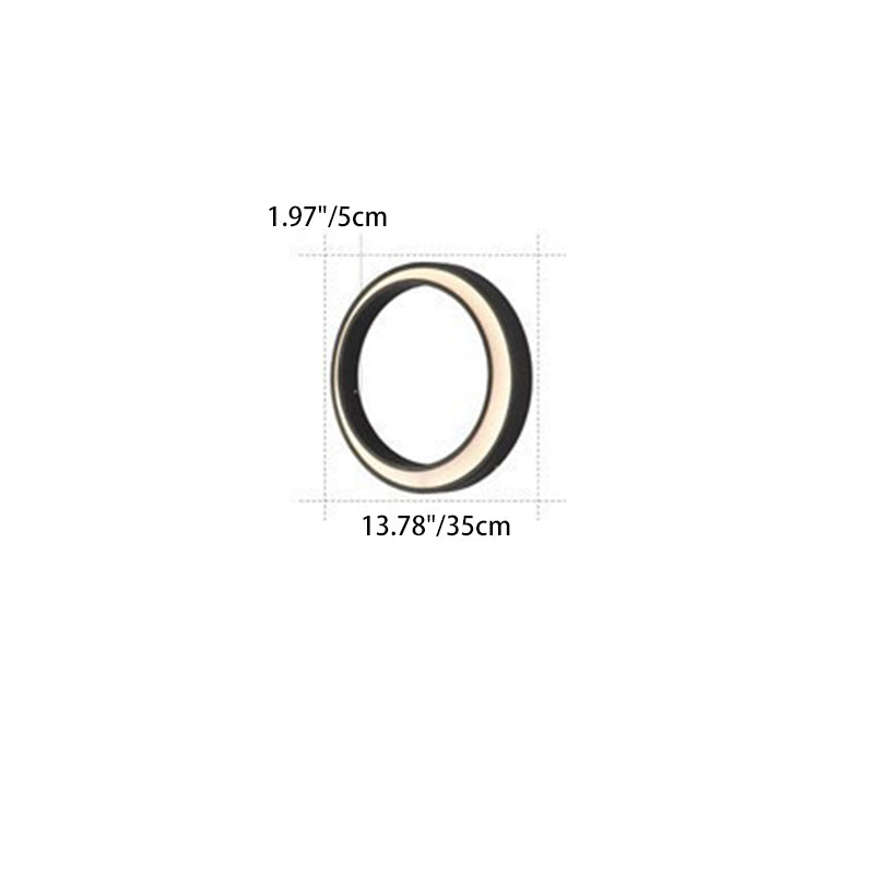 Sleek Modern Minimalist Crescent-Circle Stainless Steel LED Wall Sconce – Waterproof, Ideal for Outdoor Patio