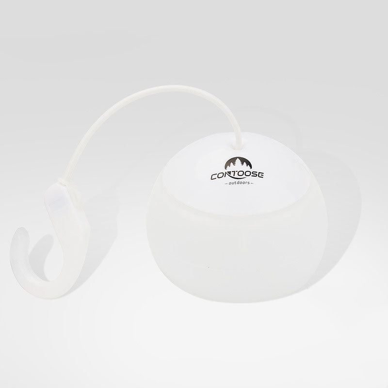 Sleek Modern USB-Rechargeable LED Tent Light for Outdoor Camping — Hangable & Minimalist