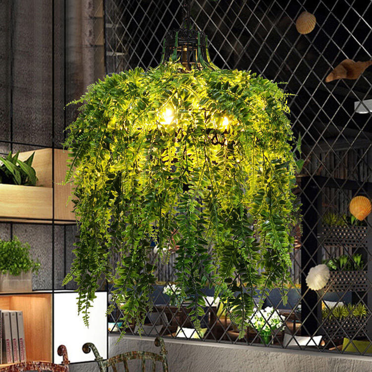 Creative Plant Vine 3-Light Chandelier – Decorative Indoor Lighting Fixture