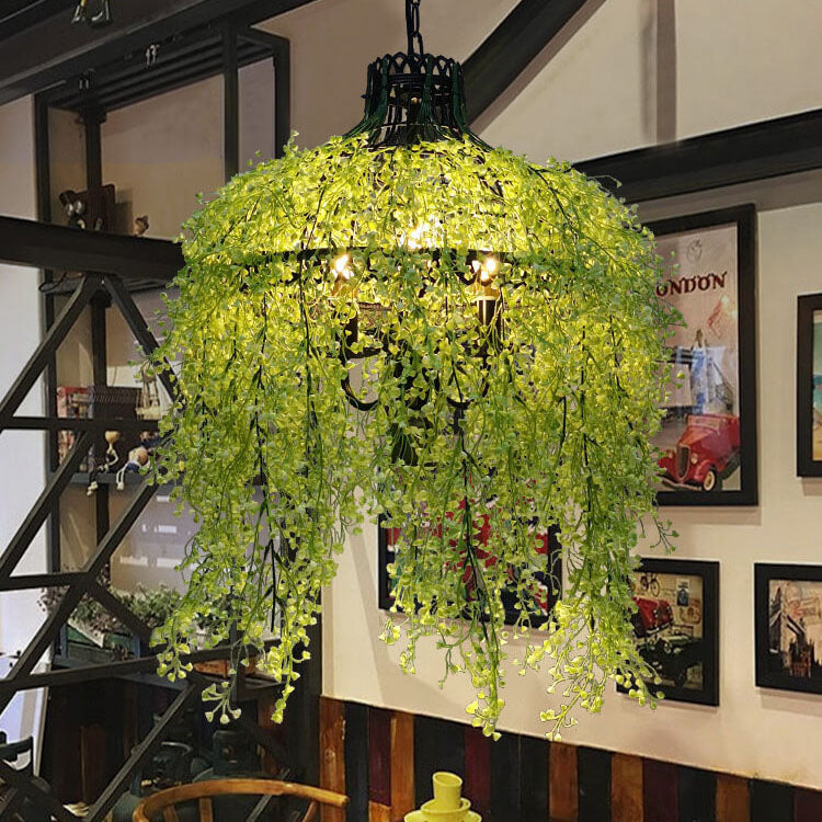 Creative Plant Vine 3-Light Chandelier – Decorative Indoor Lighting Fixture