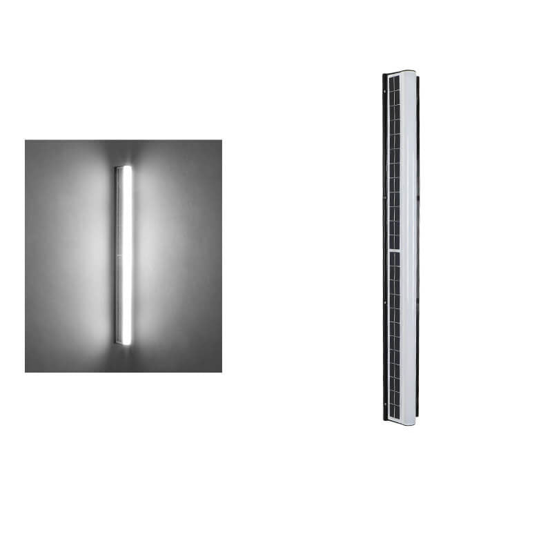 Modern Long Acrylic Solar LED Wall Light – Waterproof Outdoor Garden Lighting