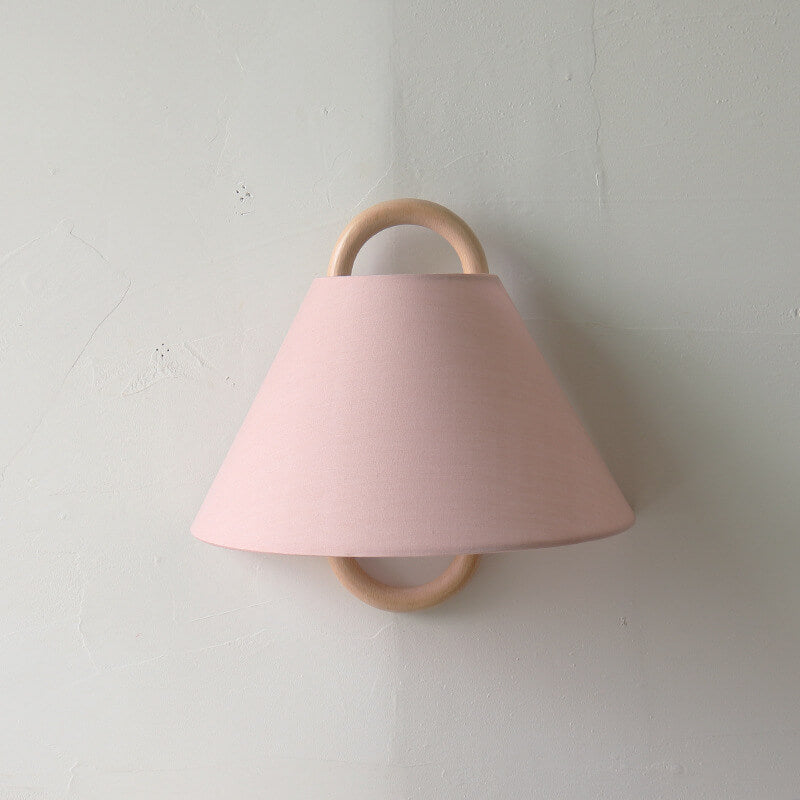 Sleek Contemporary Solid Wood Pleated Semi-Circle 1-Light Wall Sconce Lamp