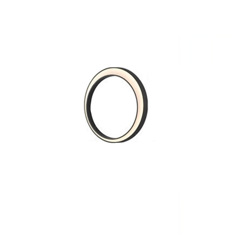 Sleek Modern Minimalist Crescent-Circle Stainless Steel LED Wall Sconce – Waterproof, Ideal for Outdoor Patio