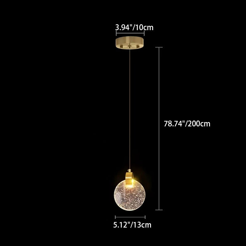 Contemporary Scandinavian Water-Drop Crystal LED Chandelier – Iron & Aluminum for Bedroom