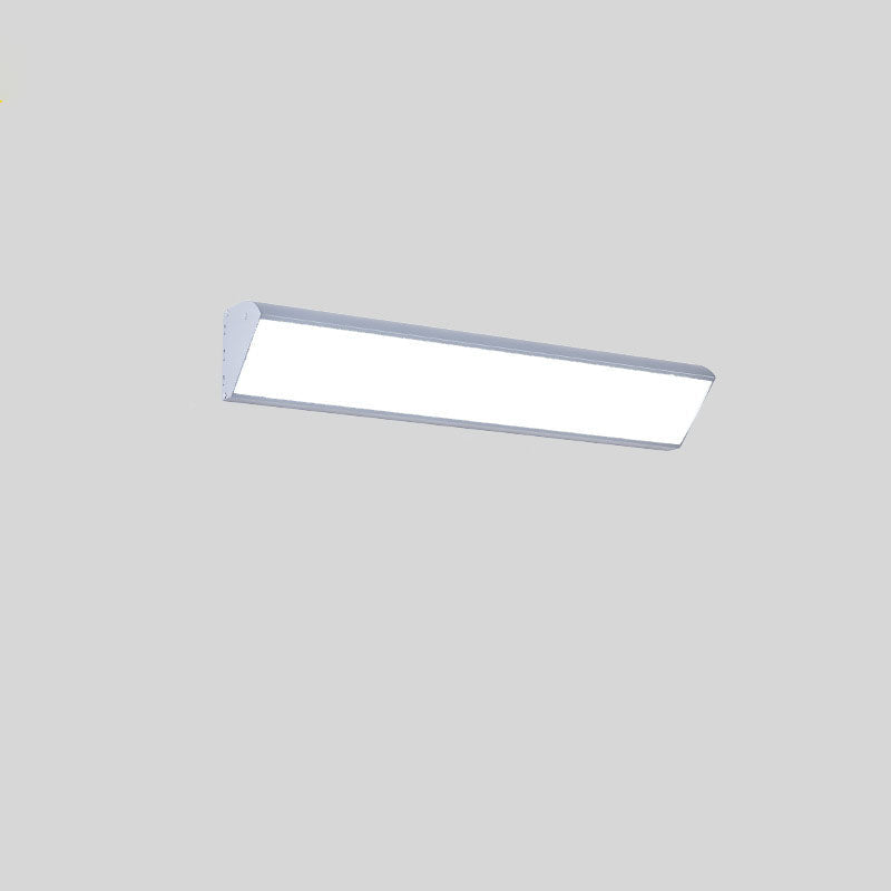 Modern Industrial Waterproof LED Wall Sconce with Rectangular Aluminum Frame and Acrylic Panel for Outdoor Patio