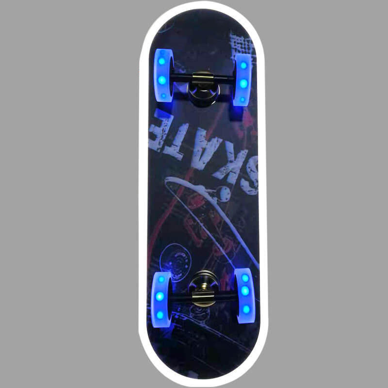 Creative Cartoon Skateboard LED Kids’ Flush Mount Ceiling Light – Acrylic Ceiling Fixture