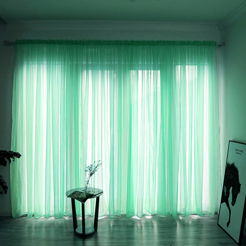 Luxurious Polyester Voile Curtain for Windows