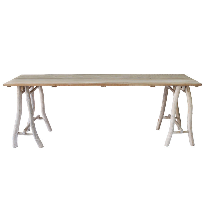 Sleek Teak Dining Table – Durable, Termite-Resistant Outdoor Table for Your Garden