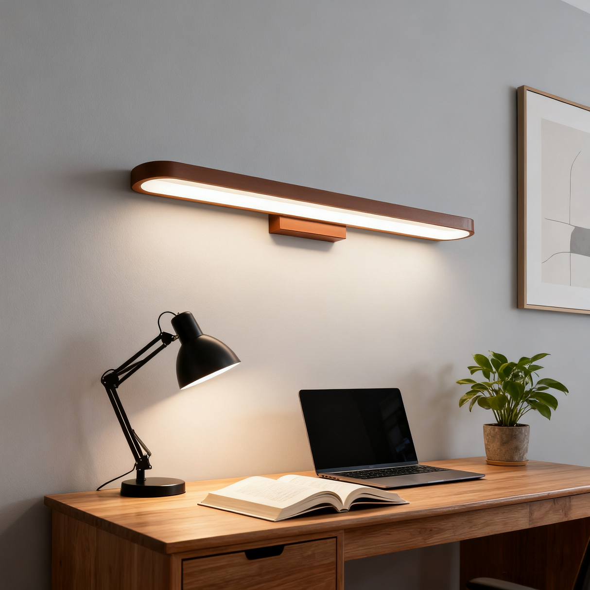 European-Style Minimalist Circular Aluminum LED Vanity Light – Front Mirror Wall Sconce Lamp