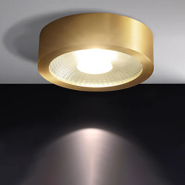 Nordic Light Luxury All-Copper Ultra-Thin LED Flush-Mount Ceiling Light