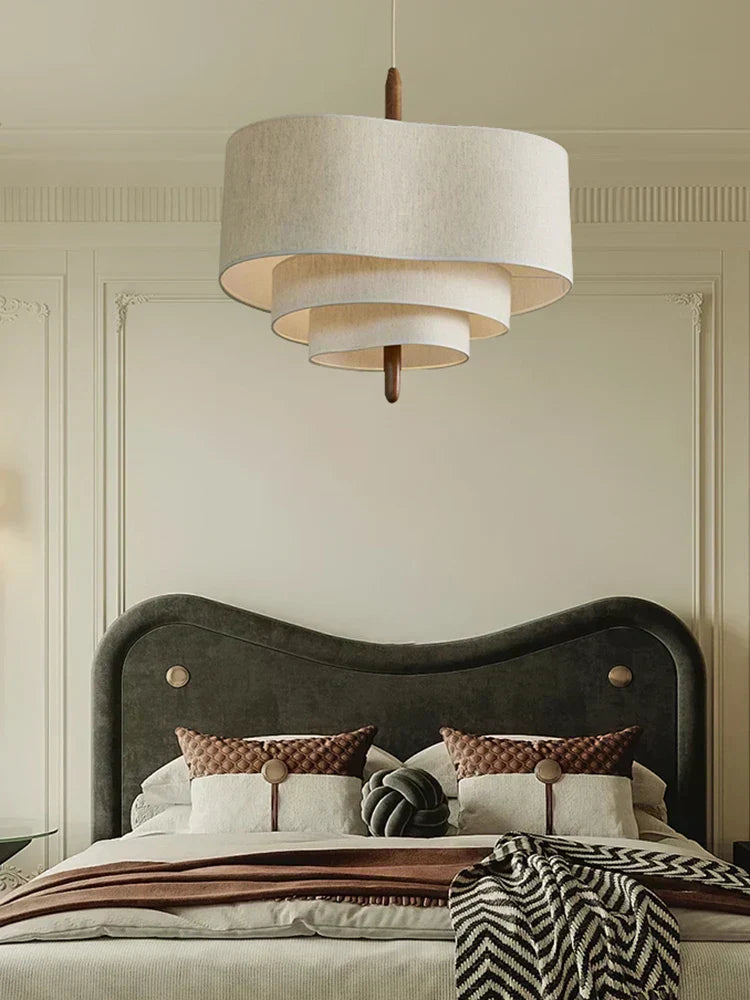 Chic Fabric Chandelier for Living Room or Bedroom