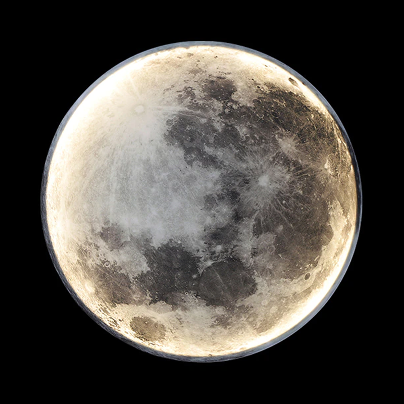 Lifelike 3D Moon LED Wall Light