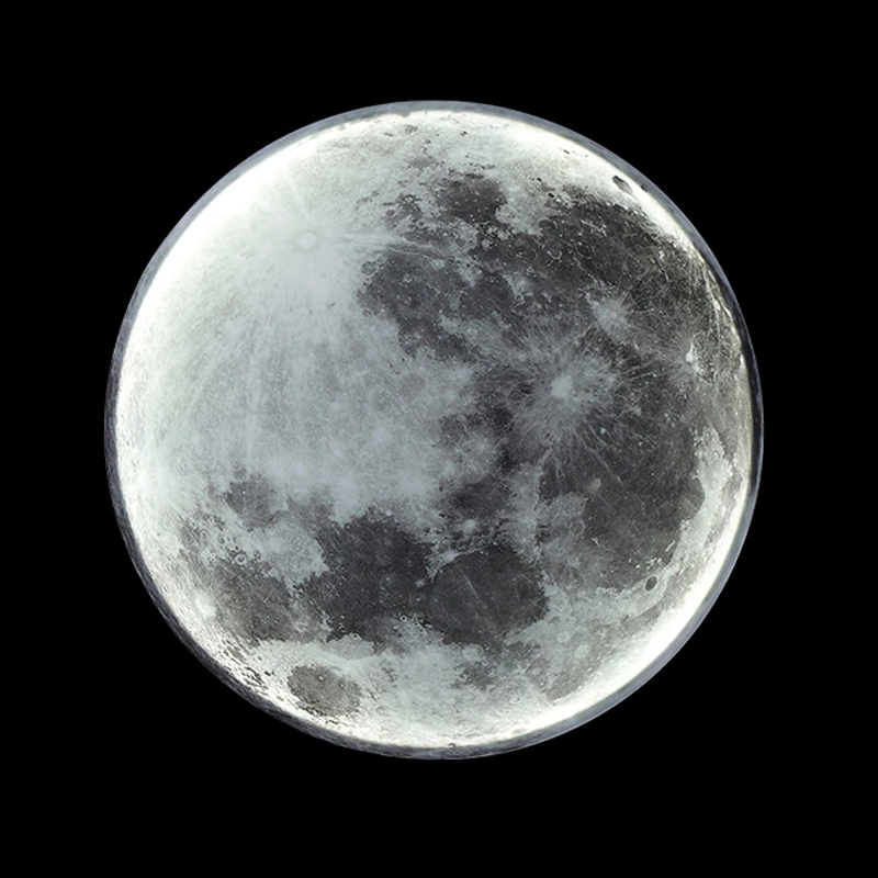 Lifelike 3D Moon LED Wall Light