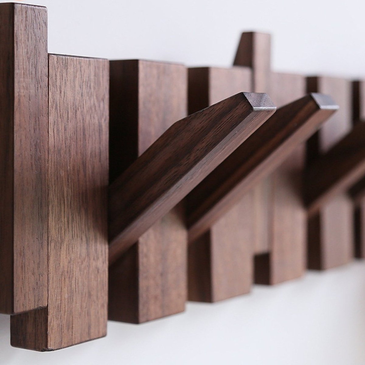 Artisan Handcrafted Wooden Piano Coat Rack