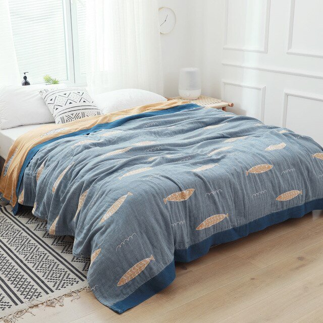 Japanese Soft Throw Blanket — Plush Cozy Comfort for Your Home