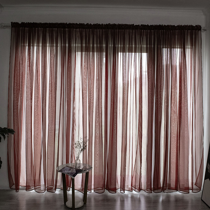 Luxurious Polyester Voile Curtain for Windows