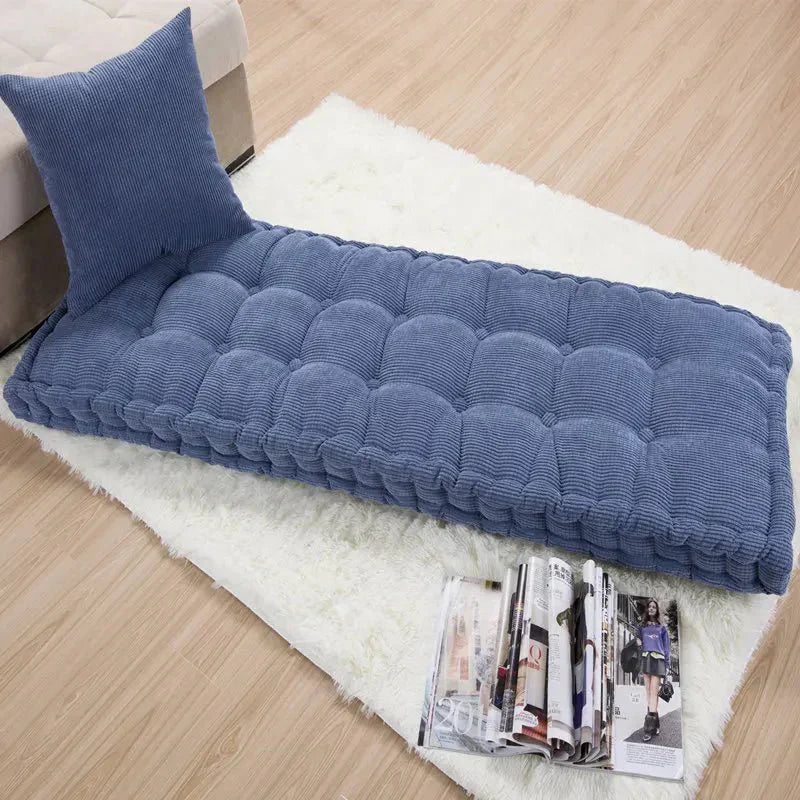 Chic Modern Solid-Color Corduroy Bench Cushion