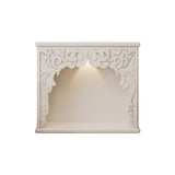 Traditional French-Style Square MDF Mantel Console Table for Living Room