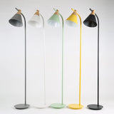 Nordic-Inspired Macaron Cone Shade 1-Light Floor Lamp