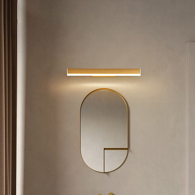 Sleek Rectangular LED Vanity Light Strip for Mirror – Minimalist Front Wall Sconce