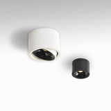 Sleek Modern Round LED Spotlight Flush Mount Ceiling Light, Adjustable