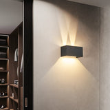 Nordic Minimalist Aluminum LED Reading Wall Sconce - Adjustable Square Beam Lamp