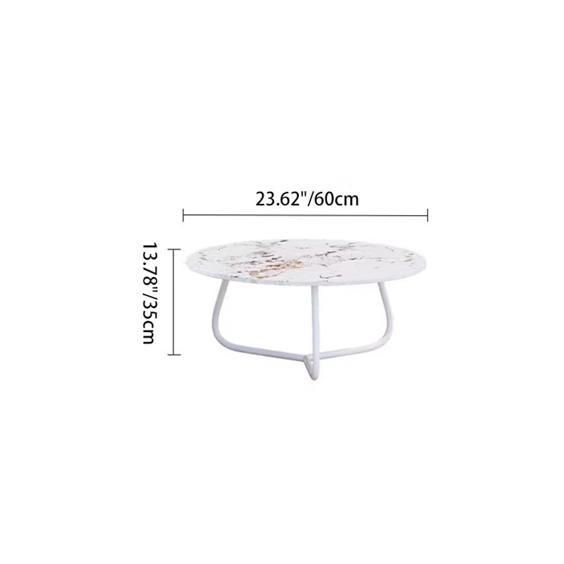Contemporary Boho Waterproof Woven Rattan Rope Outdoor Coffee Table & Chair Set with Aluminum Alloy Slab – Round and Elliptical Patio Furniture