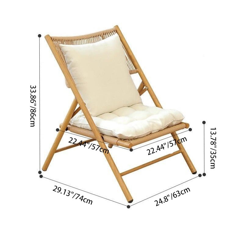 Traditional Chinese Style Square Carbon Steel Table & Chair Set with Tempered Glass Top and PE Rattan, Foldable Backrest for Outdoor Patio