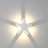 Aluminum Starfish LED Waterproof Outdoor Wall Sconce – Contemporary Patio Lighting