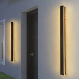 Retro Outdoor LED Wall Sconce Lamp - Waterproof Rectangular Strip Light