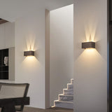 Nordic Minimalist Aluminum LED Reading Wall Sconce - Adjustable Square Beam Lamp