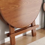 Sleek Contemporary Scandinavian Round Dining Table with MDF Top and Steel Base — Seats 4