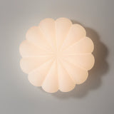 Nordic Contemporary Kids' Flower LED Flush Mount Ceiling Light with PE Shade for Bedroom