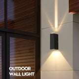 Sleek Modern Rectangular LED Outdoor Wall Sconce Light